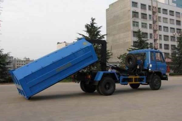 东风153车厢可卸式垃圾车 东风153车厢可卸式垃圾车