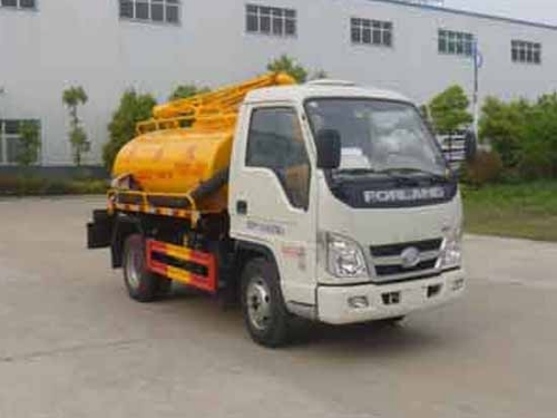 蓝牌福田时代小型吸粪车