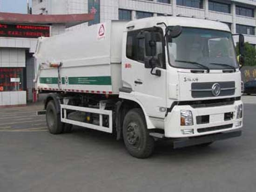 东风天锦(天然气)压缩式对接垃圾车