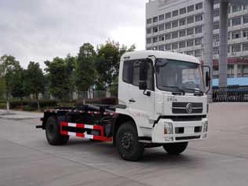 东风天锦(天然气)勾臂式垃圾车