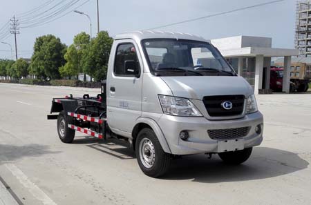 昌河轻型汽油机4方车厢可卸式垃圾车