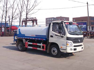 福田奥铃5吨多功能绿化喷洒车