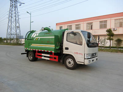 东风御虎1.7方水罐1.8方吸污罐清洗吸污车