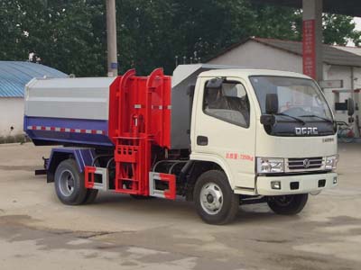 东风凯普特小型挂桶式垃圾车