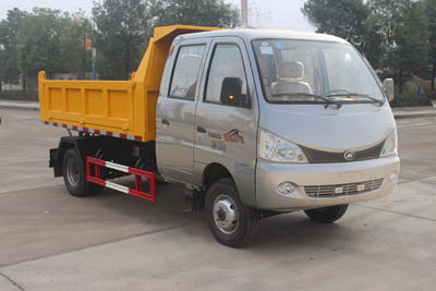 蓝牌黑豹双排座(汽油)自卸式垃圾车