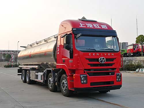 红岩前四后八30.1方FL型铝合金油罐车