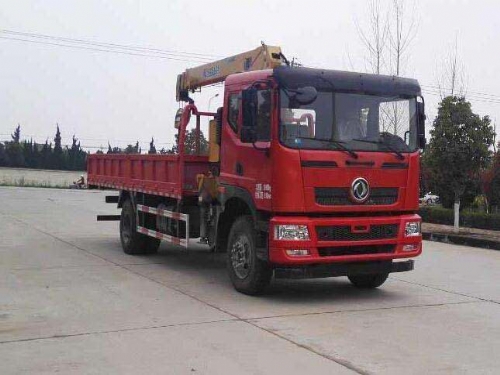 东风专底三一8吨吊随车起重运输车