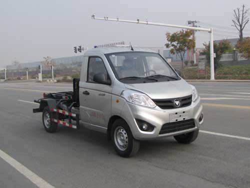 蓝牌福田祥菱2方勾臂式垃圾车