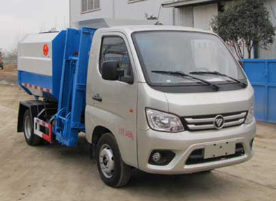 蓝牌福田祥菱自装卸式垃圾车