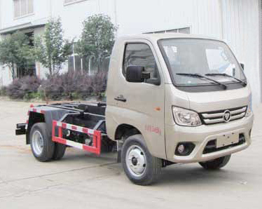 福田祥菱2方车厢可卸式垃圾车