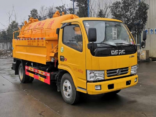 蓝牌东风小多利卡1.8方水2方污清洗吸污车