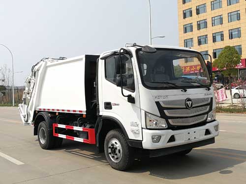 福田奥铃6-10方压缩式垃圾车