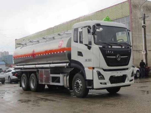 东风天龙后八轮24方汽油铝合金油罐车
