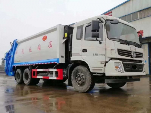 东风锦程后八轮16-18方压缩式垃圾车