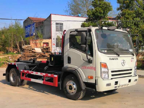 蓝牌大运4-6方勾臂式垃圾车