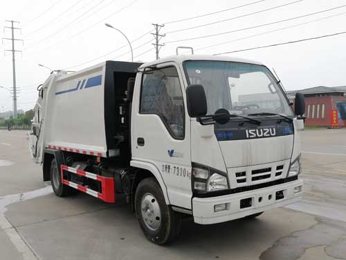 五十铃6方压缩式垃圾车