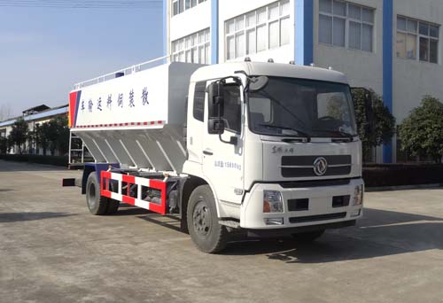 东风天锦散装饲料运输车