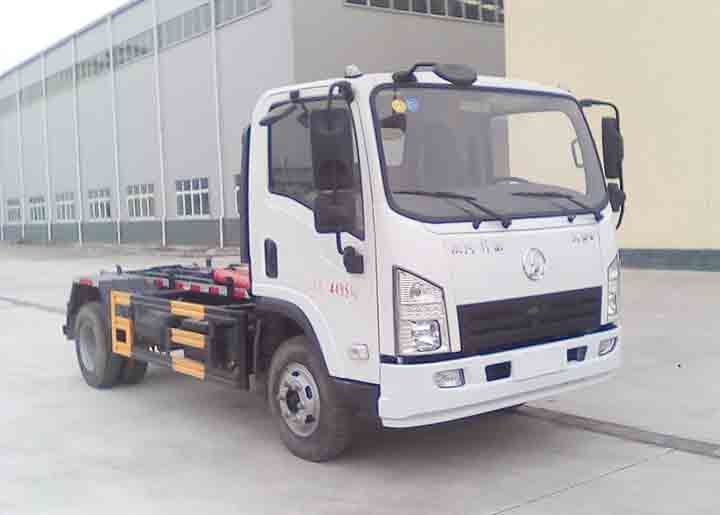 陕汽轩德轻卡勾臂式垃圾车