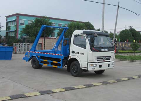 东风多利卡摆臂式垃圾车