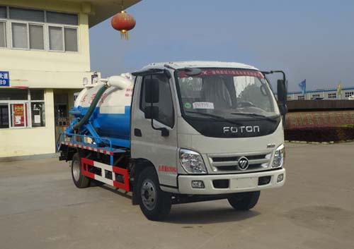 福田奥铃5.2方吸污车