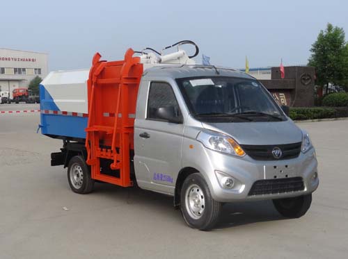 福田微卡奥铃T3压缩式对接垃圾车