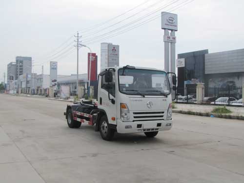 大运拉臂式垃圾车