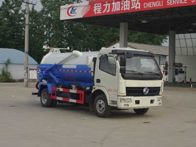 东风4方真空吸污车