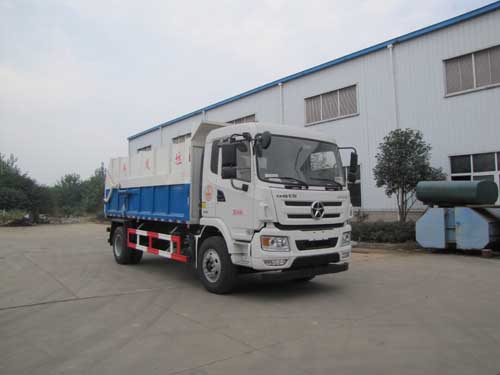 大运压缩式对接垃圾车