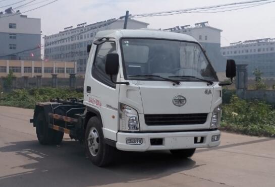 蓝牌解放霸铃拉臂式垃圾车