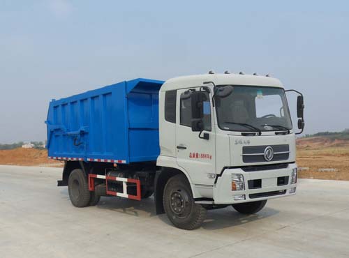 东风天锦压缩式对接垃圾车