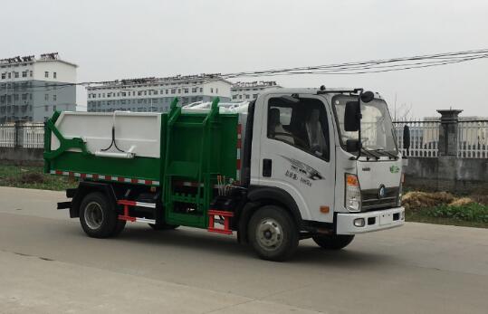 重汽王牌压缩式对接垃圾车