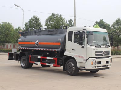 东风天锦12方AT型腐蚀性物品罐式运输车