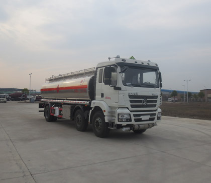 陕汽小三轴25.2方铝合金油罐车