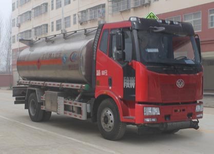 解放16.2方FL型铝合金油罐车