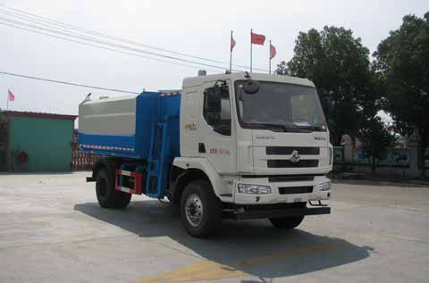 东风乘龙自装卸式垃圾车