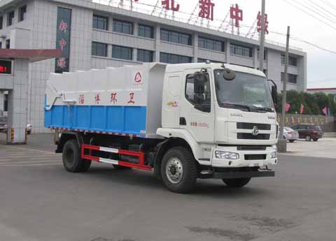 东风乘龙压缩式对接垃圾车