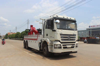 陕汽德龙后双桥重型清障车